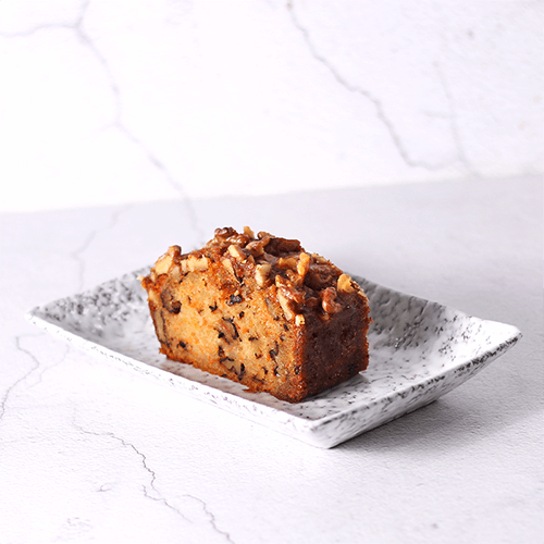 Caramel Walnut Carrot Slice