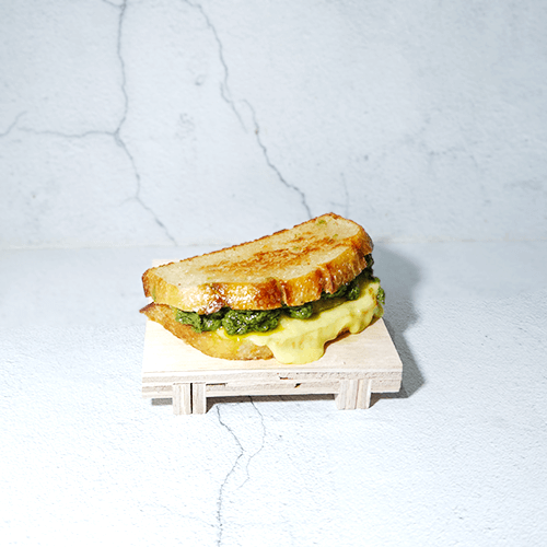 Pesto Grilled Cheese Sourdough