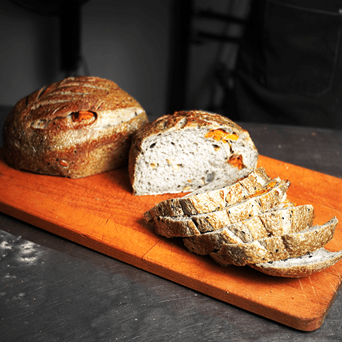 Charcoal Pumpkin Sourdough Loaf