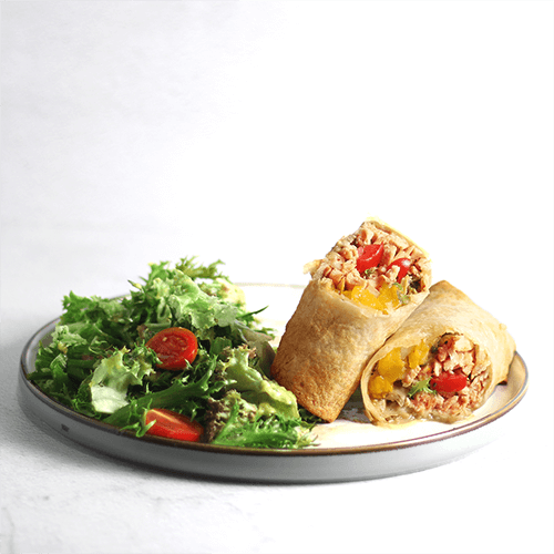 Mediterranean Mango Chicken Wrap